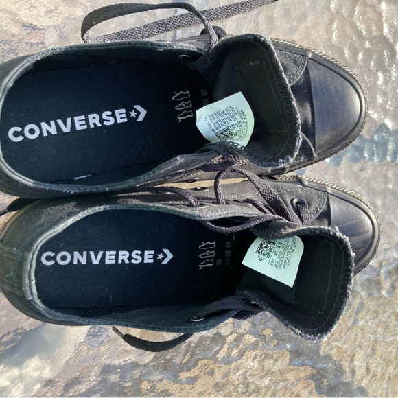 Black Chuck Taylor Sneakers - Picture 4 of 5